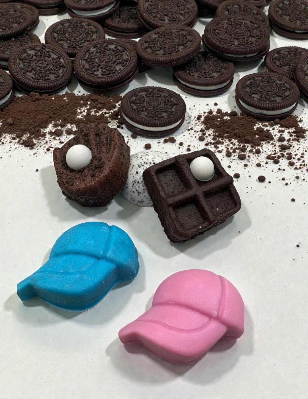 white chocolate cookies and creme baseball and softball time party 2 1